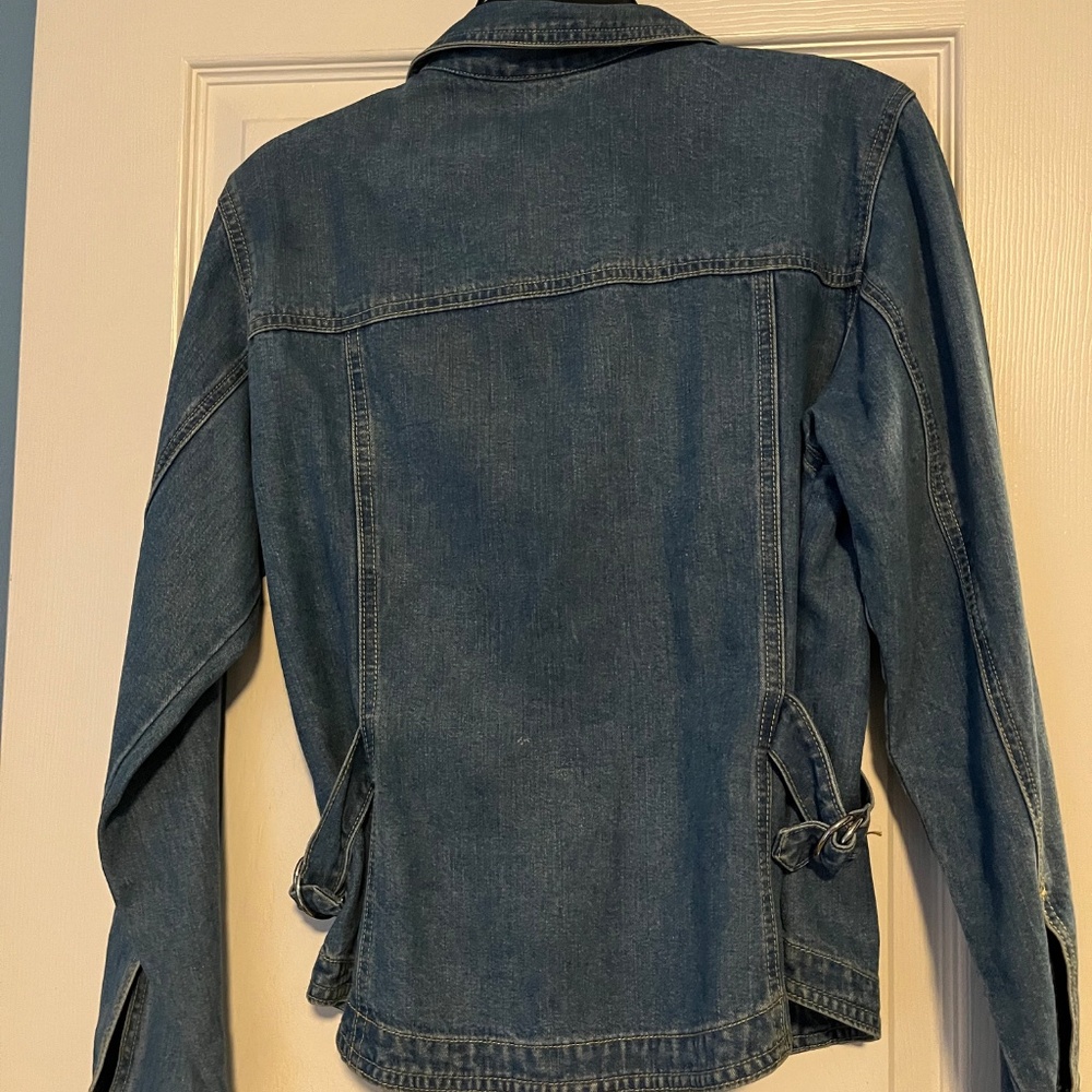 Lightweight denim zip up jacket - Picture 8 of 8